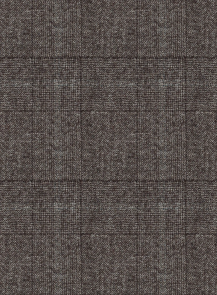 Italian Sift Brown Glen Flannel Jacket 2 Italian Sift Brown Glen Flannel Jacket - Image 2