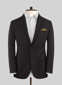 Italian Trek Brown Checks Flannel Jacket