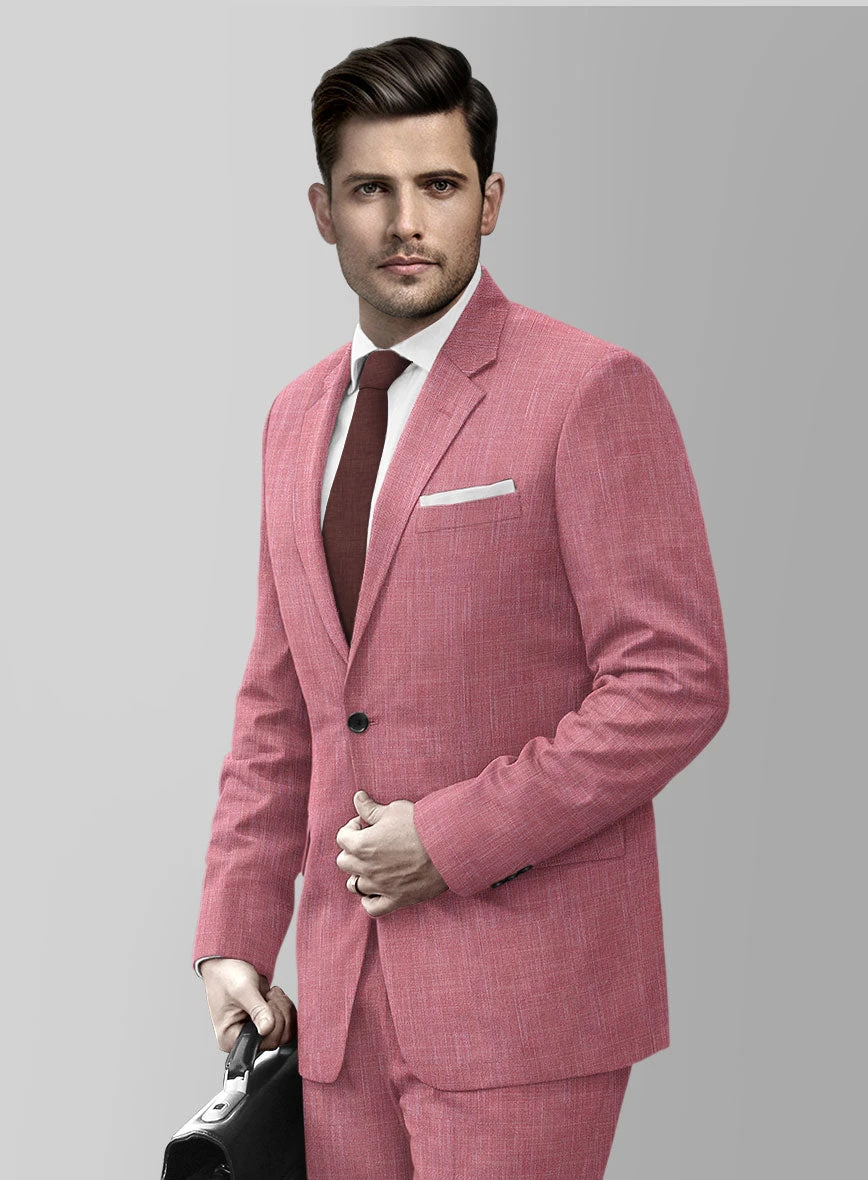 Bamboo Wool Pink Lemonade Jacket 2 Bamboo Wool Pink Lemonade Jacket - Image 2