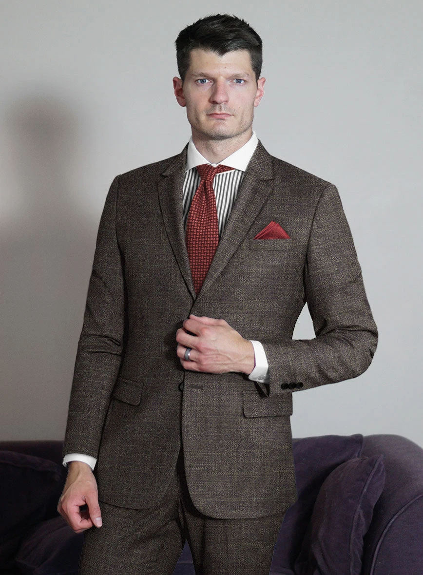 Bamboo Wool Umber Brown Jacket 2 Bamboo Wool Umber Brown Jacket - Image 2