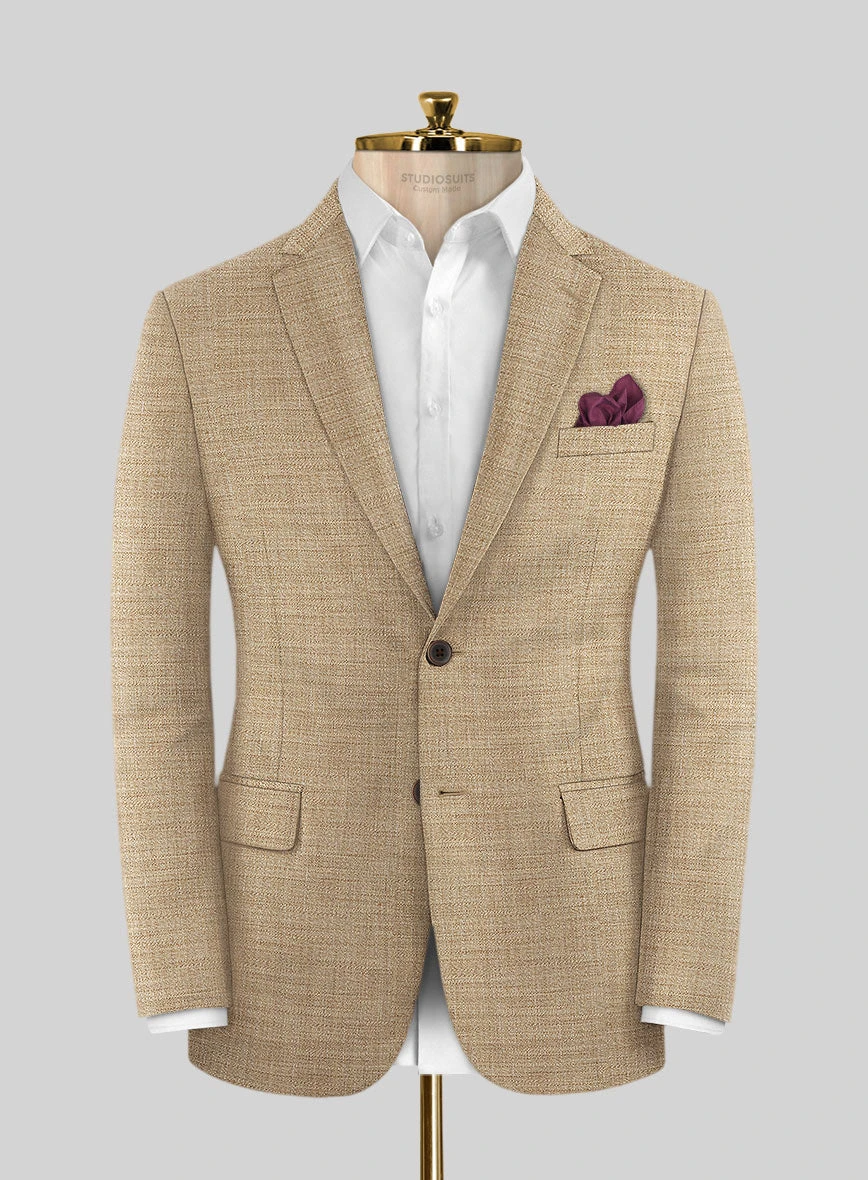 Bamboo Wool Buffed Beige Jacket 1 Bamboo Wool Buffed Beige Jacket