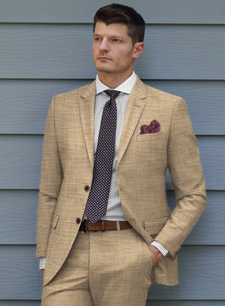 Bamboo Wool Buffed Beige Jacket 3 Bamboo Wool Buffed Beige Jacket - Image 3