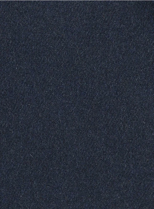 Blue Heavy Tweed Overcoat 4 Blue Heavy Tweed Overcoat - Image 4