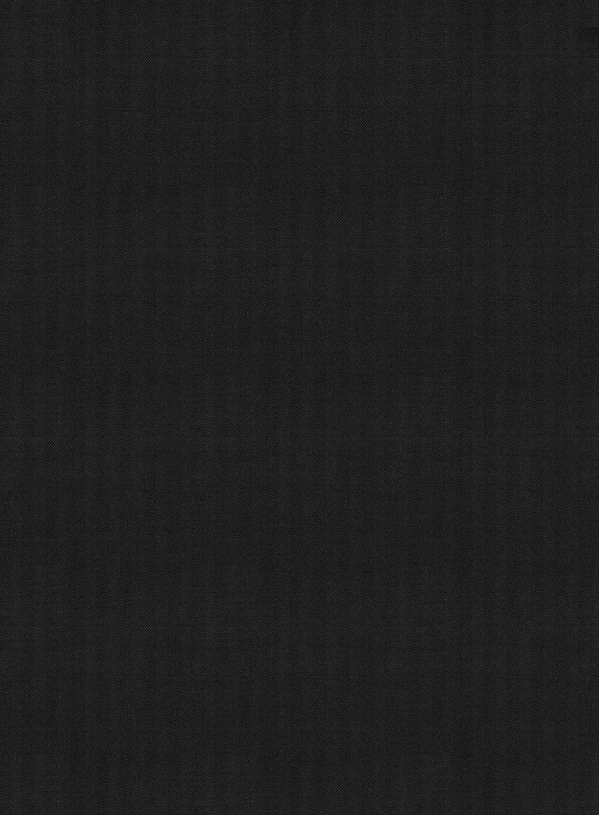 Bristol Black Herringbone Suit 6 Bristol Black Herringbone Suit - Image 6