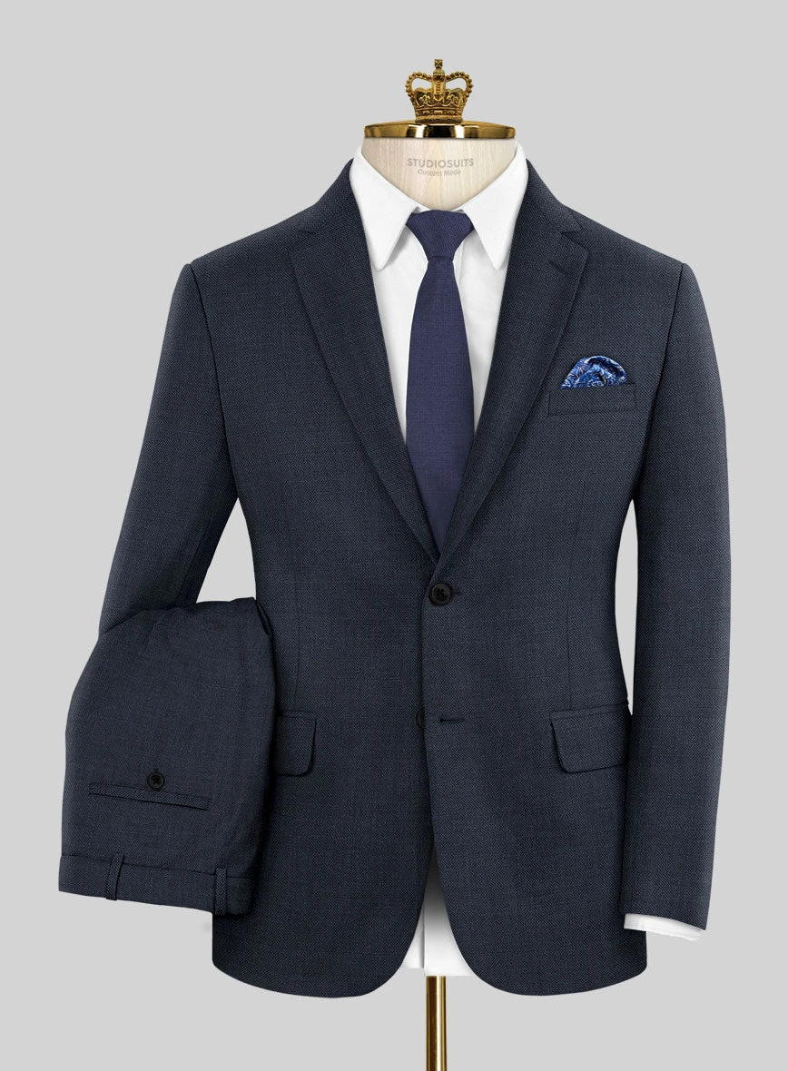 Bristol Blue Sharkskin Suit 1 Bristol Blue Sharkskin Suit