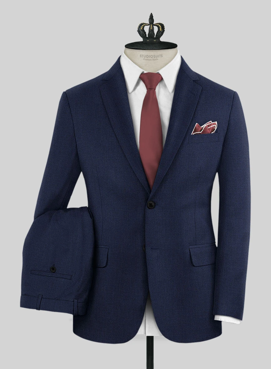 Bristol Dark Midnight Blue Sharkskin Suit 1 Bristol Dark Midnight Blue Sharkskin Suit