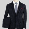 Bristol Deep Blue Rope Stripe Suit