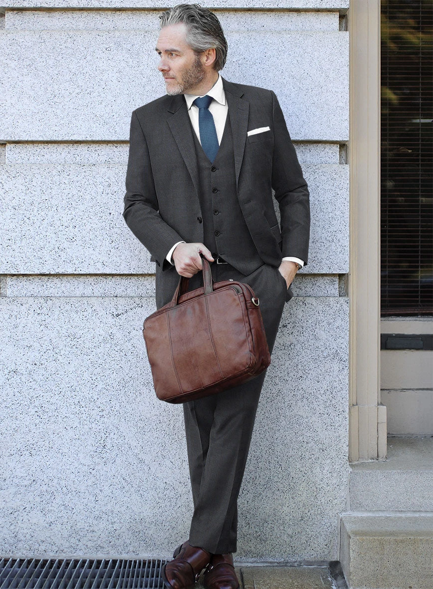 Bristol Liseo Charcoal Checks Suit 2 Bristol Liseo Charcoal Checks Suit - Image 2