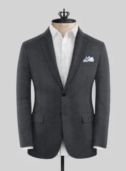 Bristol Liseo Charcoal Checks Suit 11 Bristol Liseo Charcoal Checks Suit -Tiano Suits Shop bristolliseocharcoalchecksuitlook 2