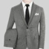 Bristol Light Gray Sharkskin Suit