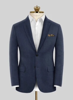 Bristol Navy Birdseye Suit -Tiano Suits Shop bristolnavybirdseyesuitlook 2