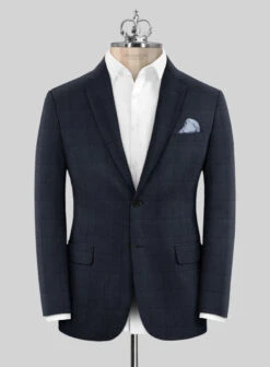 Bristol Renigi Blue Checks Suit 11 Bristol Renigi Blue Checks Suit -Tiano Suits Shop bristolrenigibluechecksuitlook 2