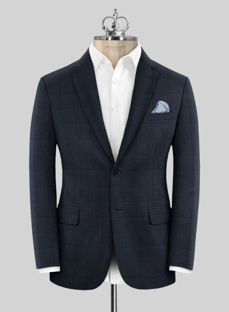 Bristol Renigi Blue Checks Suit 3 Bristol Renigi Blue Checks Suit - Image 3