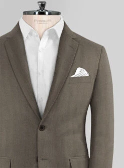 Brown Herringbone Suit 9 Brown Herringbone Suit -Tiano Suits Shop brownherringbonesuitlook 3