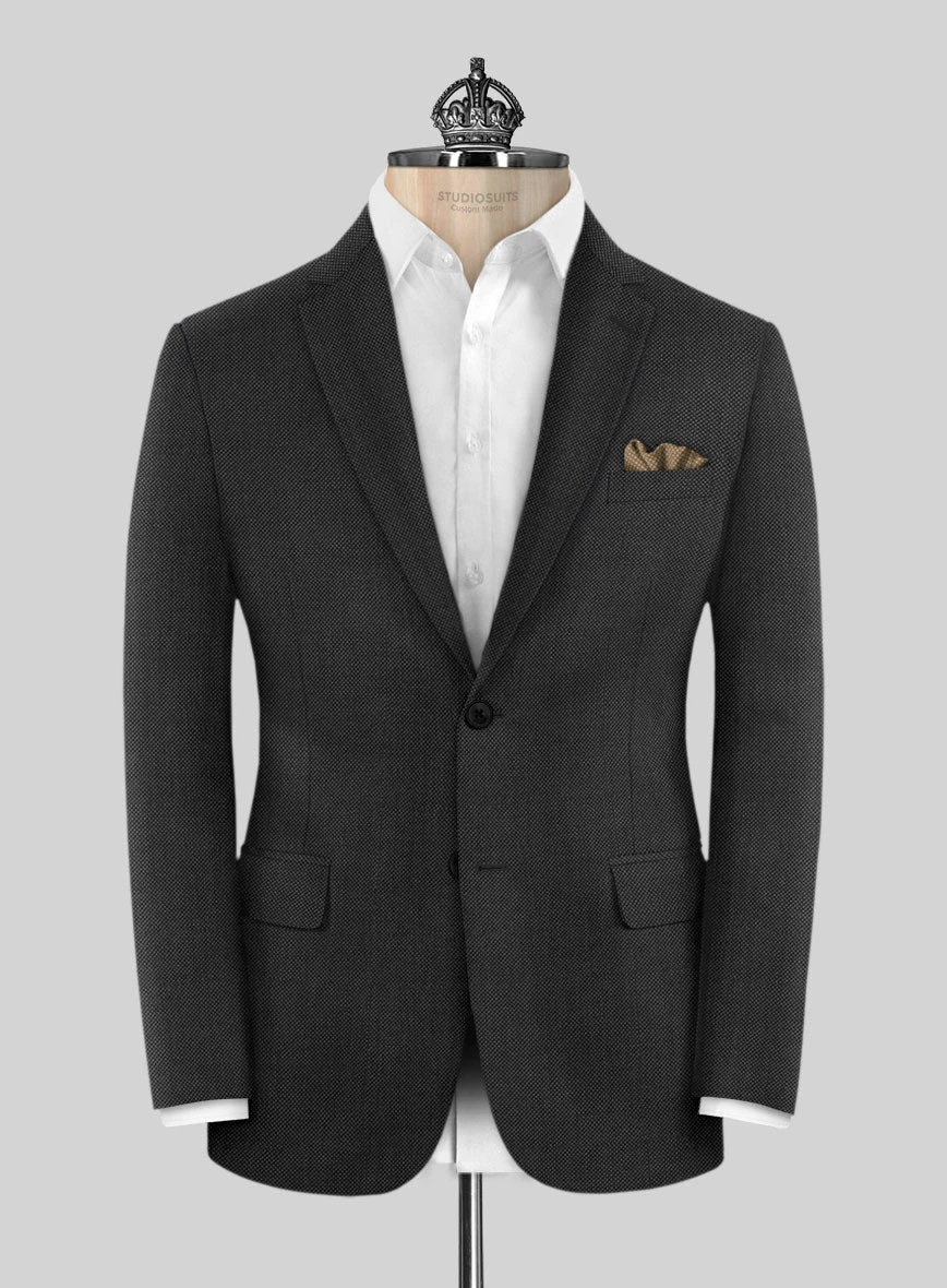 Bristol Charcoal Birdseye Suit 3 Bristol Charcoal Birdseye Suit - Image 3