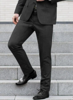 Bristol Charcoal Birdseye Suit 12 Bristol Charcoal Birdseye Suit -Tiano Suits Shop brstlcharclbrdeyesuitlk 3