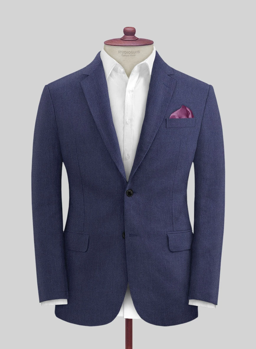 Campari Berry Blue Linen Jacket 1 Campari Berry Blue Linen Jacket
