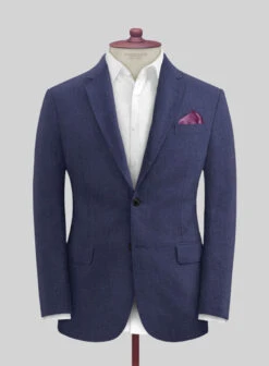 Campari Berry Blue Linen Suit 10 Campari Berry Blue Linen Suit -Tiano Suits Shop campariberrybluelinensuitlook 2