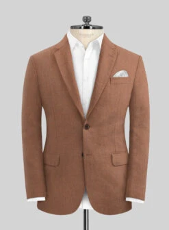 Campari Copper Linen Suit 10 Campari Copper Linen Suit -Tiano Suits Shop camparicopperlinensuitlook 2