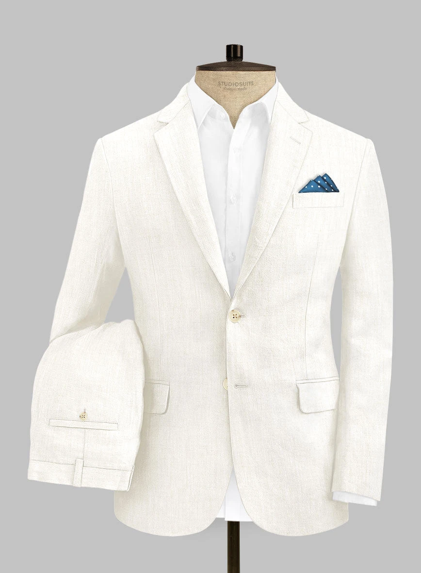 Campari Cream Linen Suit 1 Campari Cream Linen Suit