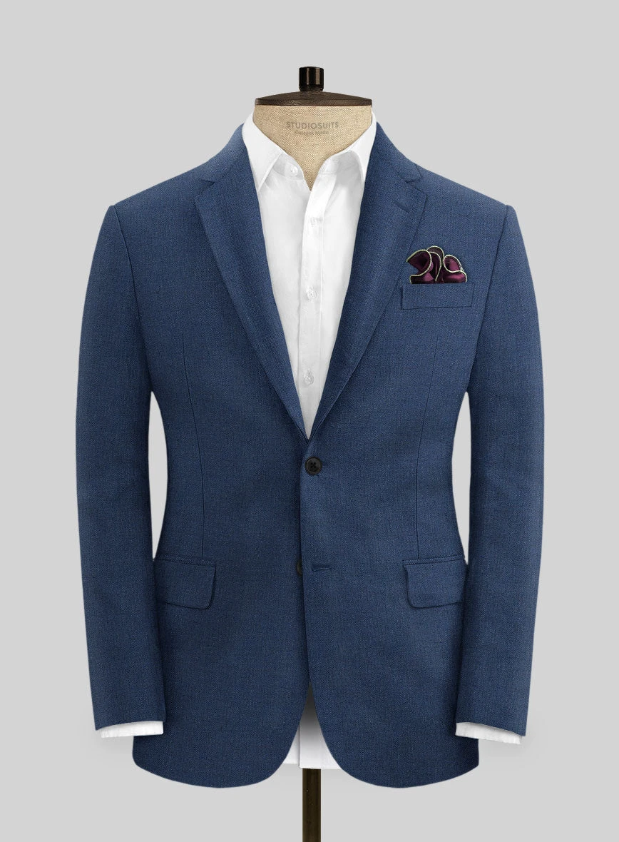 Campari Indigo Linen Suit 3 Campari Indigo Linen Suit - Image 3