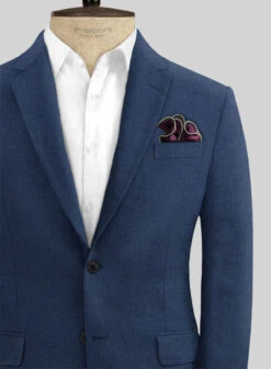Campari Indigo Linen Suit 12 Campari Indigo Linen Suit -Tiano Suits Shop campariindigolinensuitlook 3