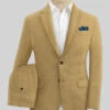 Campari Khaki Linen Suit