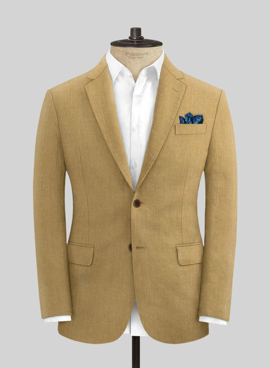 Campari Khaki Linen Suit 3 Campari Khaki Linen Suit - Image 3