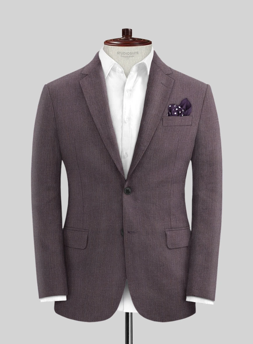 Campari Mystic Mauve Linen Jacket 1 Campari Mystic Mauve Linen Jacket