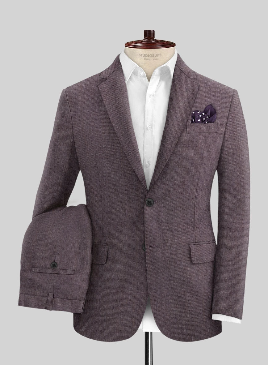 Campari Mystic Mauve Linen Suit 1 Campari Mystic Mauve Linen Suit