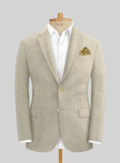 Campari Oatmeal Linen Suit 10 Campari Oatmeal Linen Suit -Tiano Suits Shop camparioatmeallinensuitlook 2