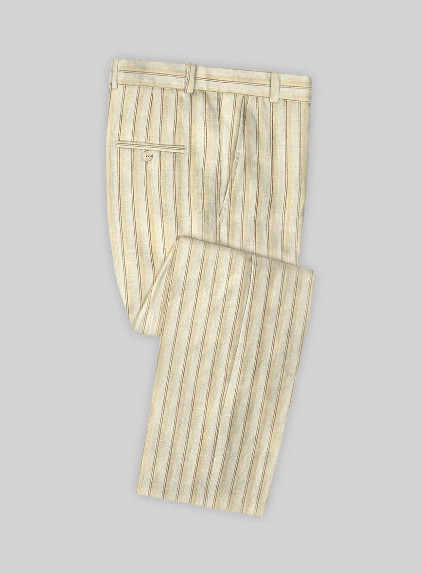 Campari Vama Stripe Linen Suit 5 Campari Vama Stripe Linen Suit - Image 5