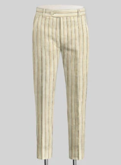 Campari Vama Stripe Linen Suit 11 Campari Vama Stripe Linen Suit -Tiano Suits Shop camparivamastriplinensuitlook 4
