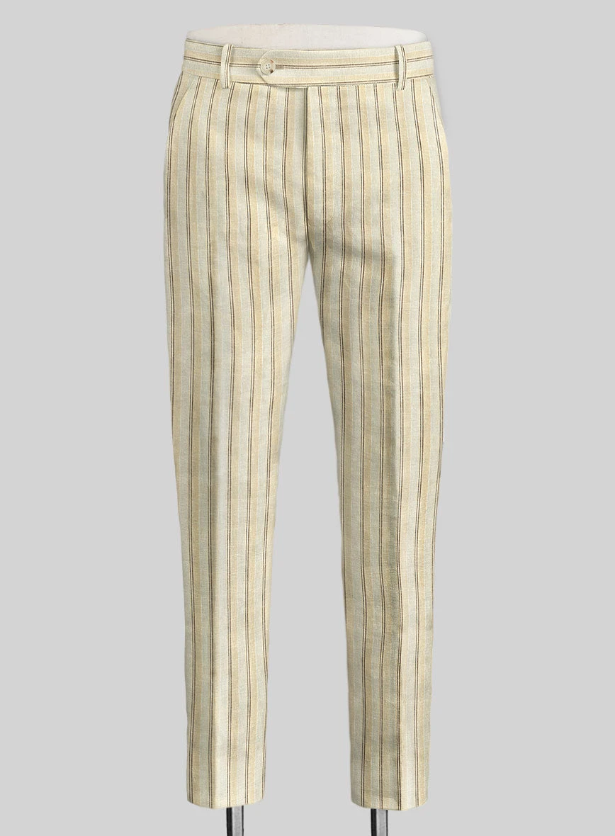 Campari Vama Stripe Linen Suit 4 Campari Vama Stripe Linen Suit - Image 4