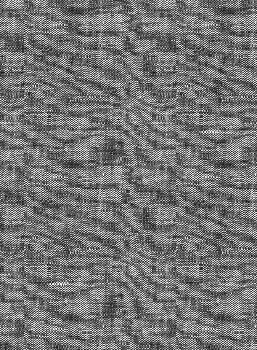 Chambray Black Pure Linen Suit 5 Chambray Black Pure Linen Suit - Image 5