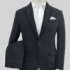 Dark Blue Pure Linen Suit