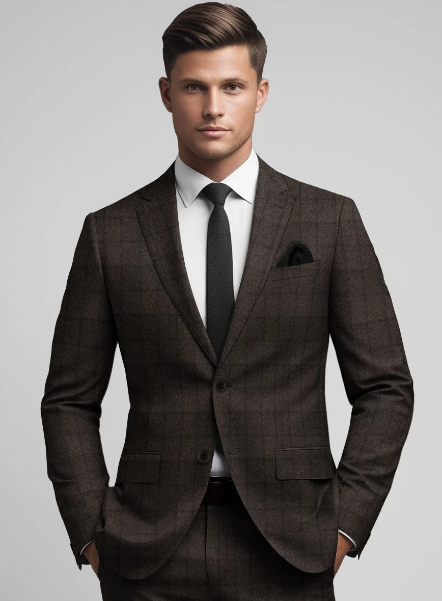 Dark Brown Gerardo Cashmere Jacket 2 Dark Brown Gerardo Cashmere Jacket - Image 2