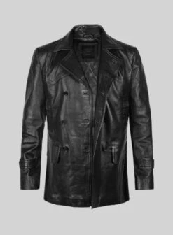 Doctor Who Leather Trench Coat 7 Doctor Who Leather Trench Coat -Tiano Suits Shop doctorwholeathertrenchcoatlk 2