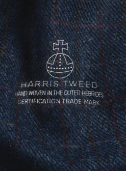 Harris Tweed King Blue Pea Coat 10 Harris Tweed King Blue Pea Coat -Tiano Suits Shop harristedkngbluepeacoatlook 3