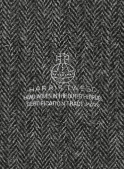 Harris Tweed Dark Gray Herringbone Pea Coat 8 Harris Tweed Dark Gray Herringbone Pea Coat -Tiano Suits Shop harristweeddrkgrayherringbonepeacoatlk 2