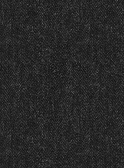 Harris Tweed Royal Charcoal Pea Coat 9 Harris Tweed Royal Charcoal Pea Coat -Tiano Suits Shop harristweedroyalcharcoalpeacoatlook 2