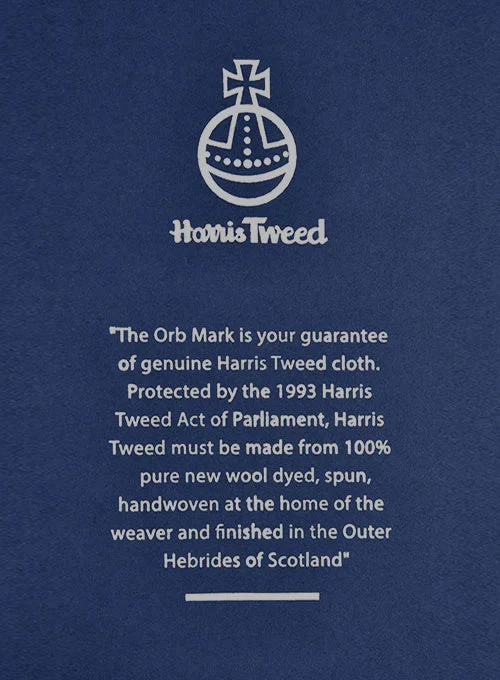 Harris Tweed Gray Chevron Pea Coat 5 Harris Tweed Gray Chevron Pea Coat - Image 5