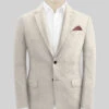 Heavy Linen Beige Jacket