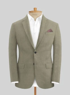 Heavy Linen Sage Green Jacket