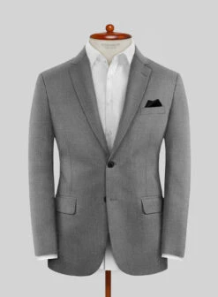 Huddersfield Stretch Gray Wool Jacket