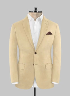 Huddersfield Stretch Khaki Wool Jacket