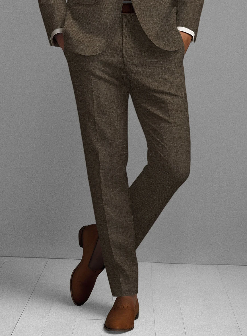 Italian Brown Linen Suit 5 Italian Brown Linen Suit - Image 5