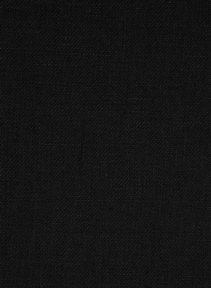 Italian Linen Cavalry Black Suit 7 Italian Linen Cavalry Black Suit - Image 7