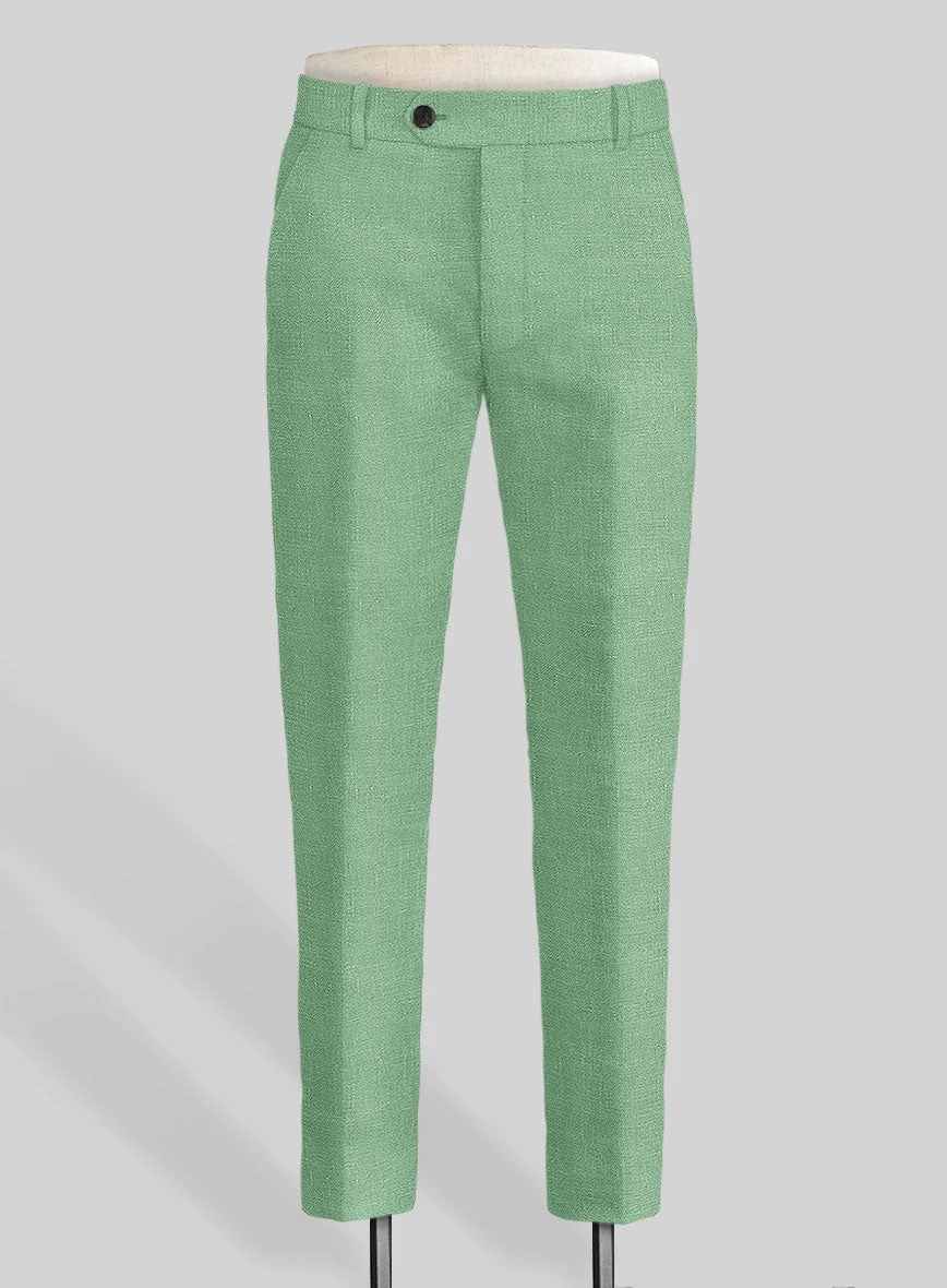 Italian Linen Mojito Green Suit 5 Italian Linen Mojito Green Suit - Image 5