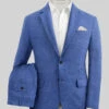 Italian Linen Smoked Blue Suit